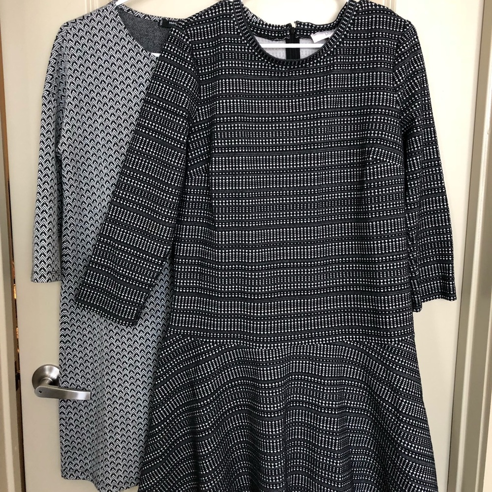 Black Patterned Dresses